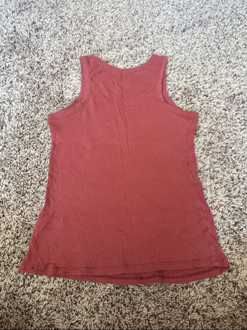 Maurices Ribbed Tank Top — Rust - Picture 2 of 4